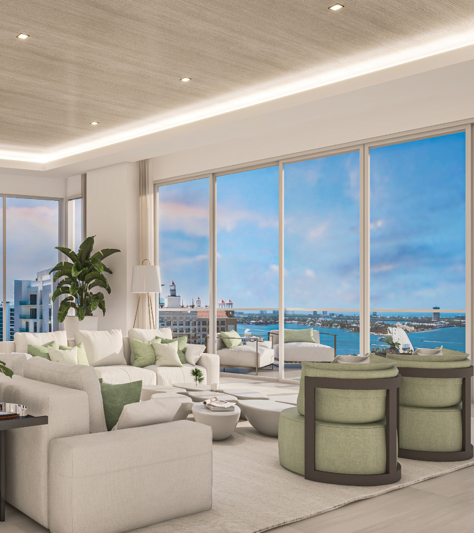 The Ritz-Carlton Residences, Sarasota Bay — interior rendering