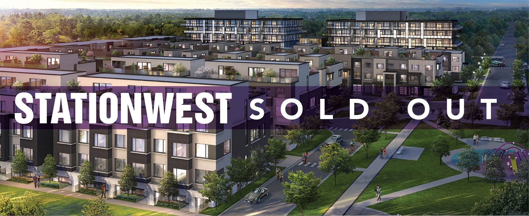 Stationwest — aerial rendering