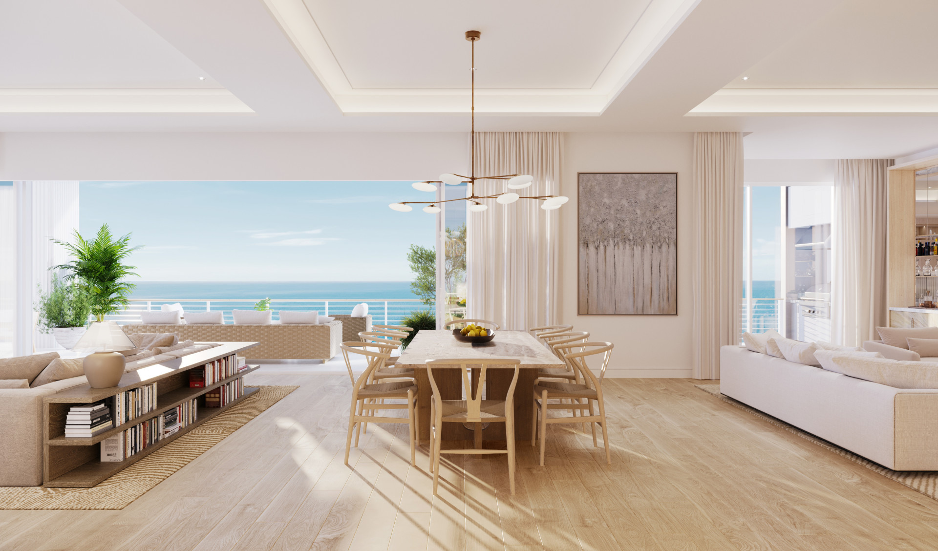 Four Seasons Residences at Naples Beach Club — interior rendering