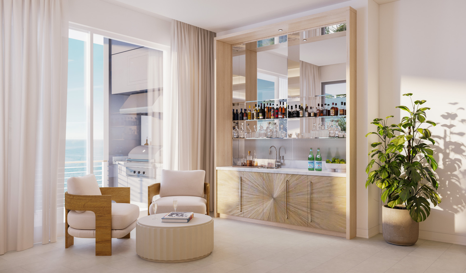 Four Seasons Residences at Naples Beach Club — interior rendering