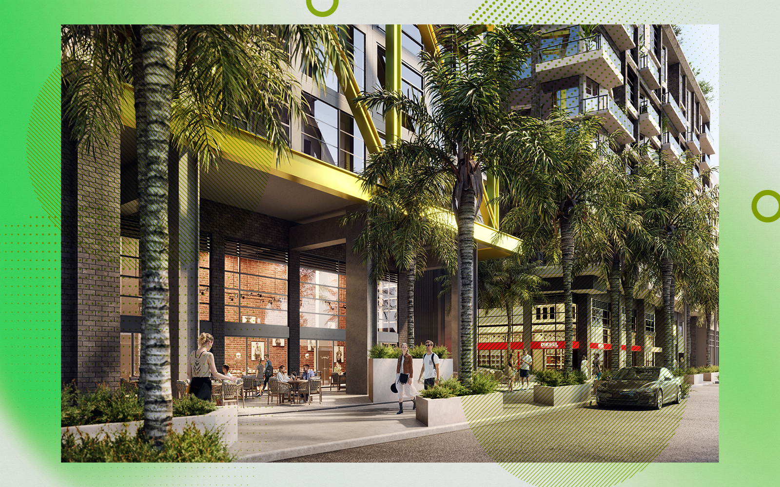 Diesel Wynwood — exterior rendering
