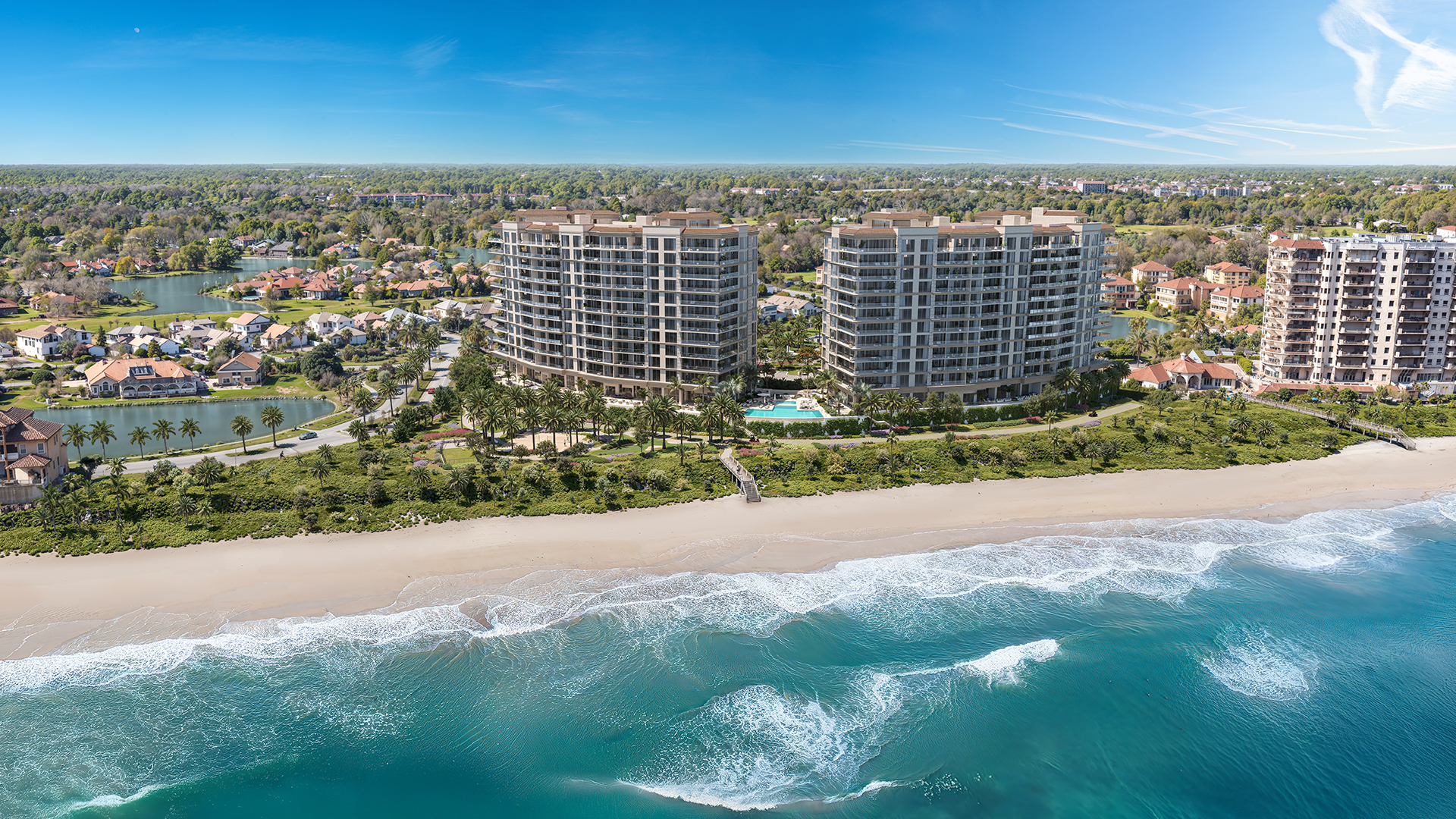 The Ritz-Carlton Residences — aerial rendering