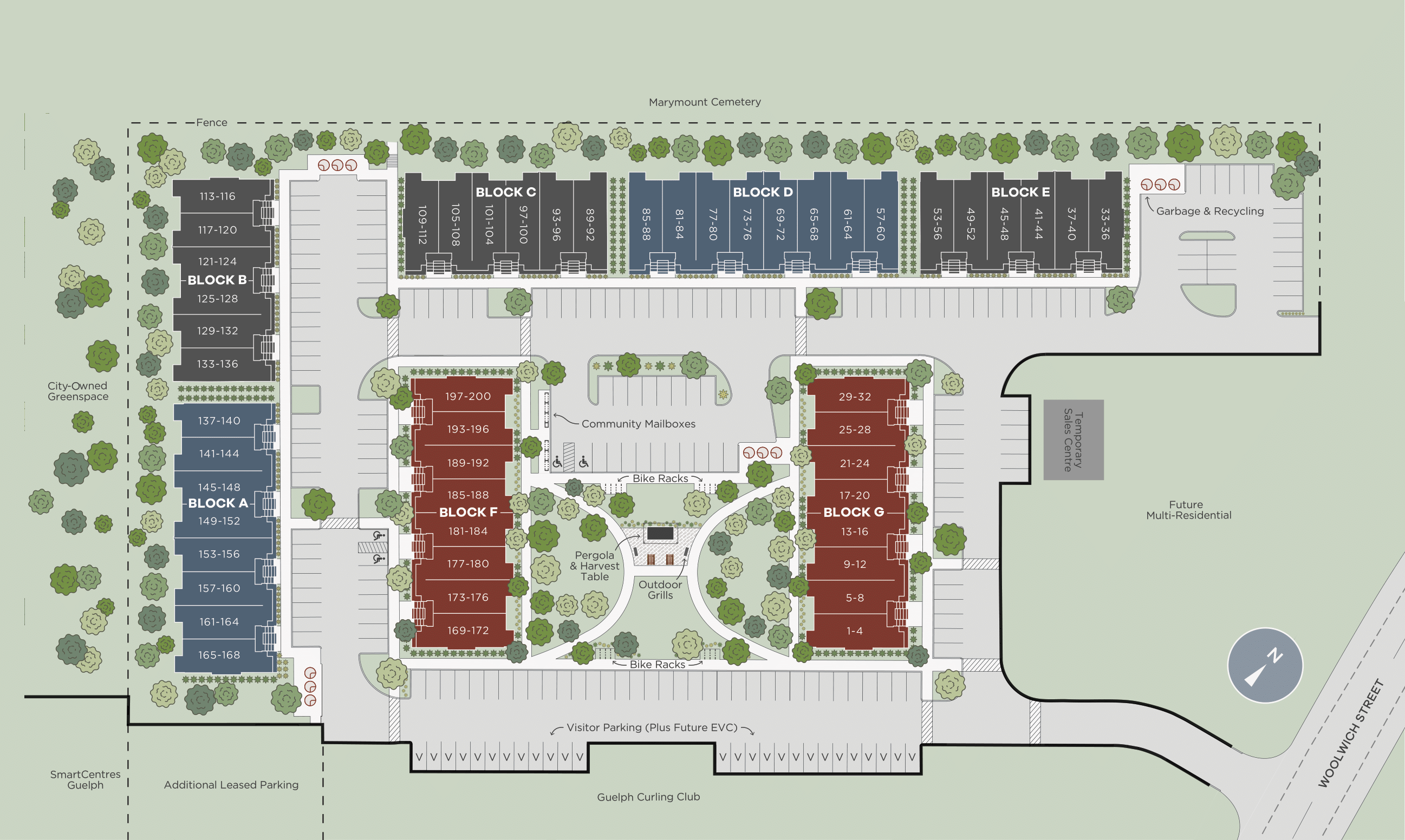 Northside — site map
