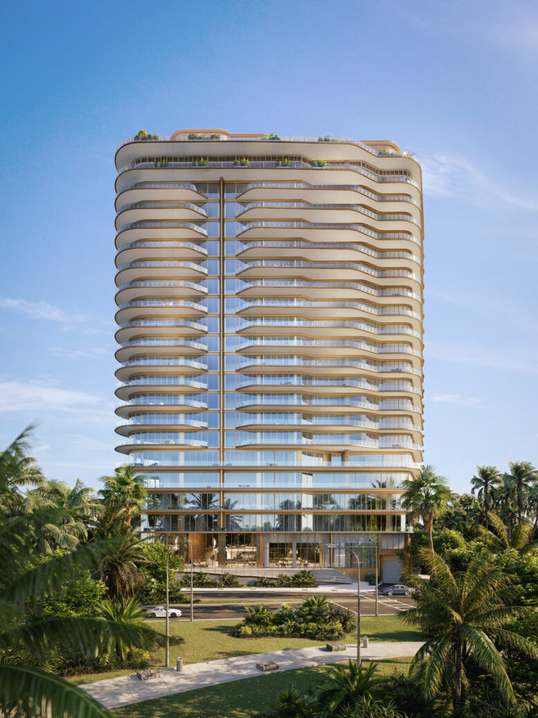Vertical on Four Seasons Private Residences — exterior rendering