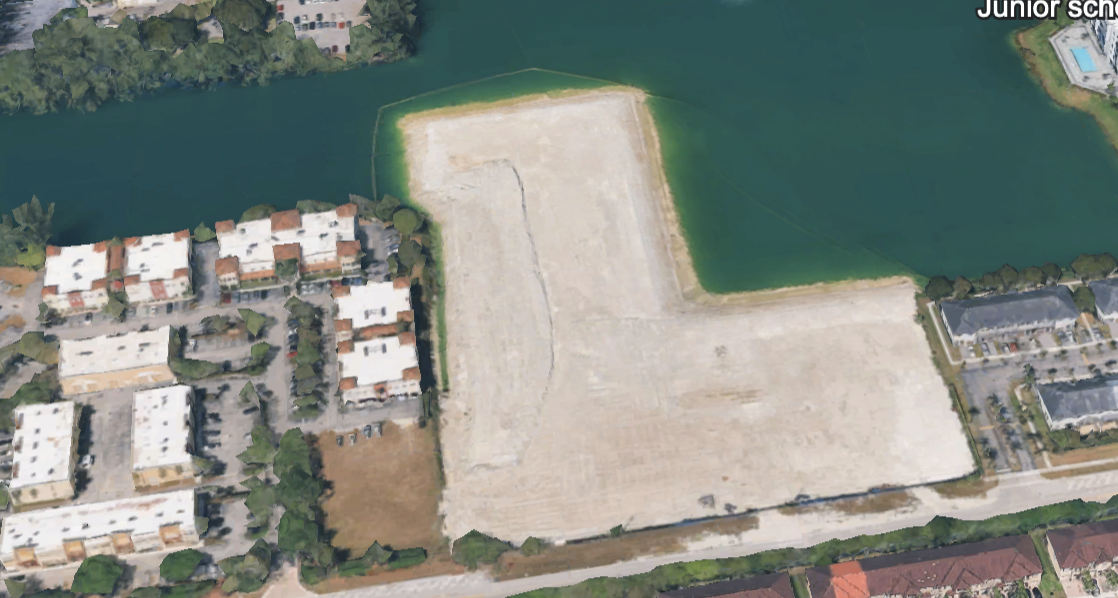 Eurus at Kendall Apartments — aerial rendering
