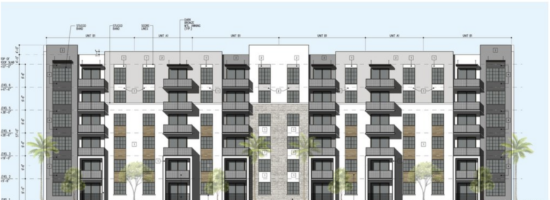 Eurus at Kendall Apartments — exterior rendering