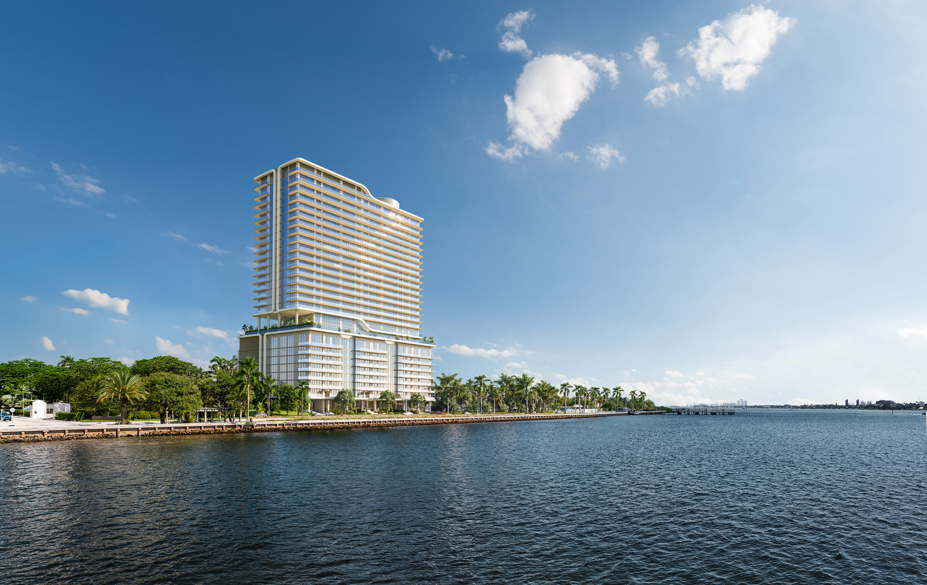 The Ritz-Carlton Residences WPB — exterior rendering