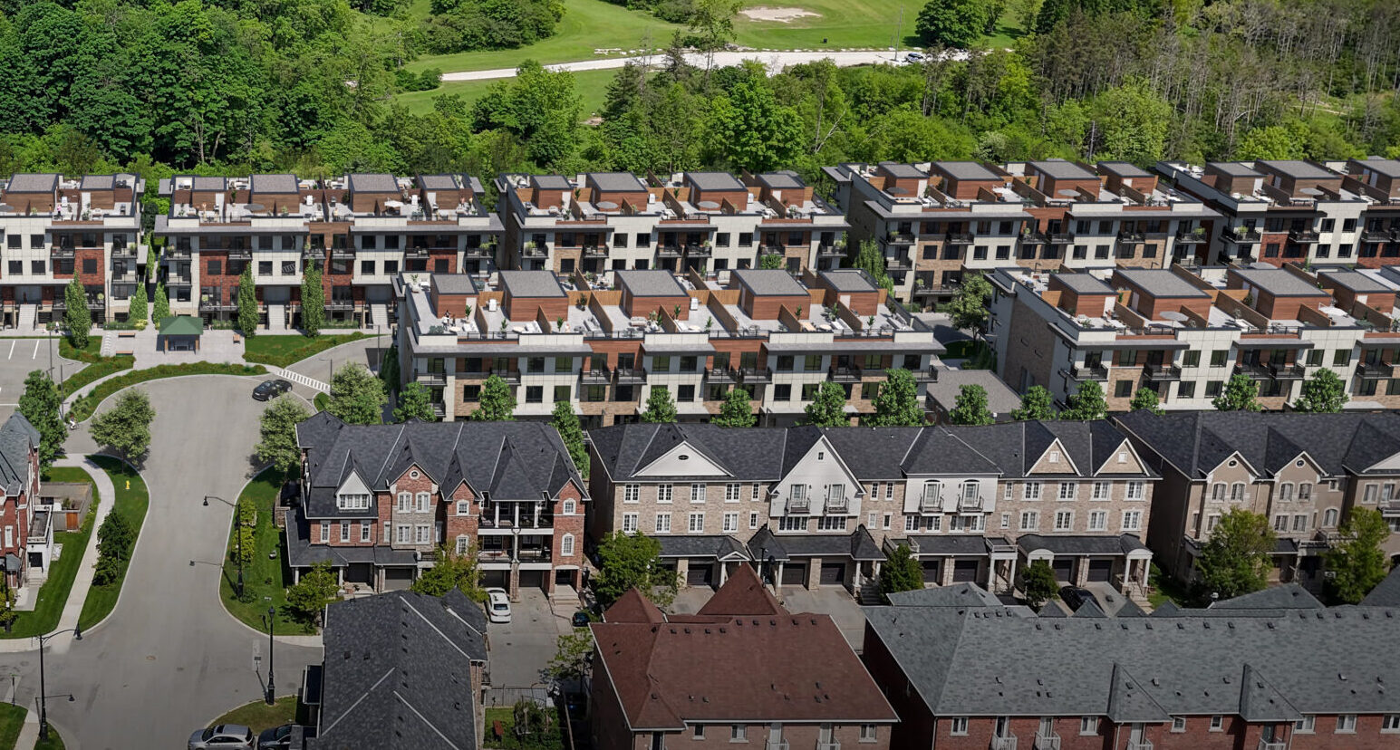 Future Brampton Condominiums — aerial rendering
