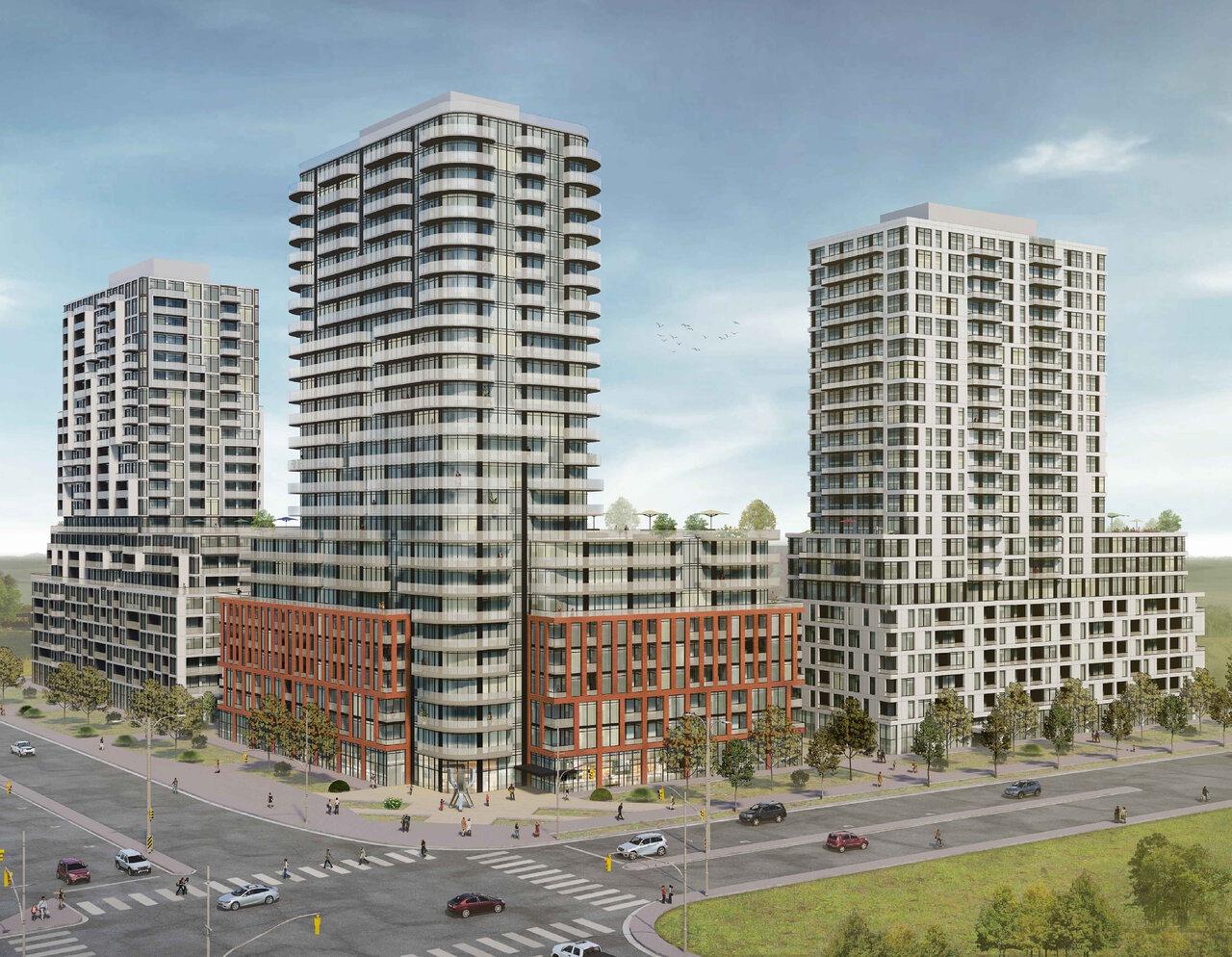 Future Brampton Condominiums — exterior rendering