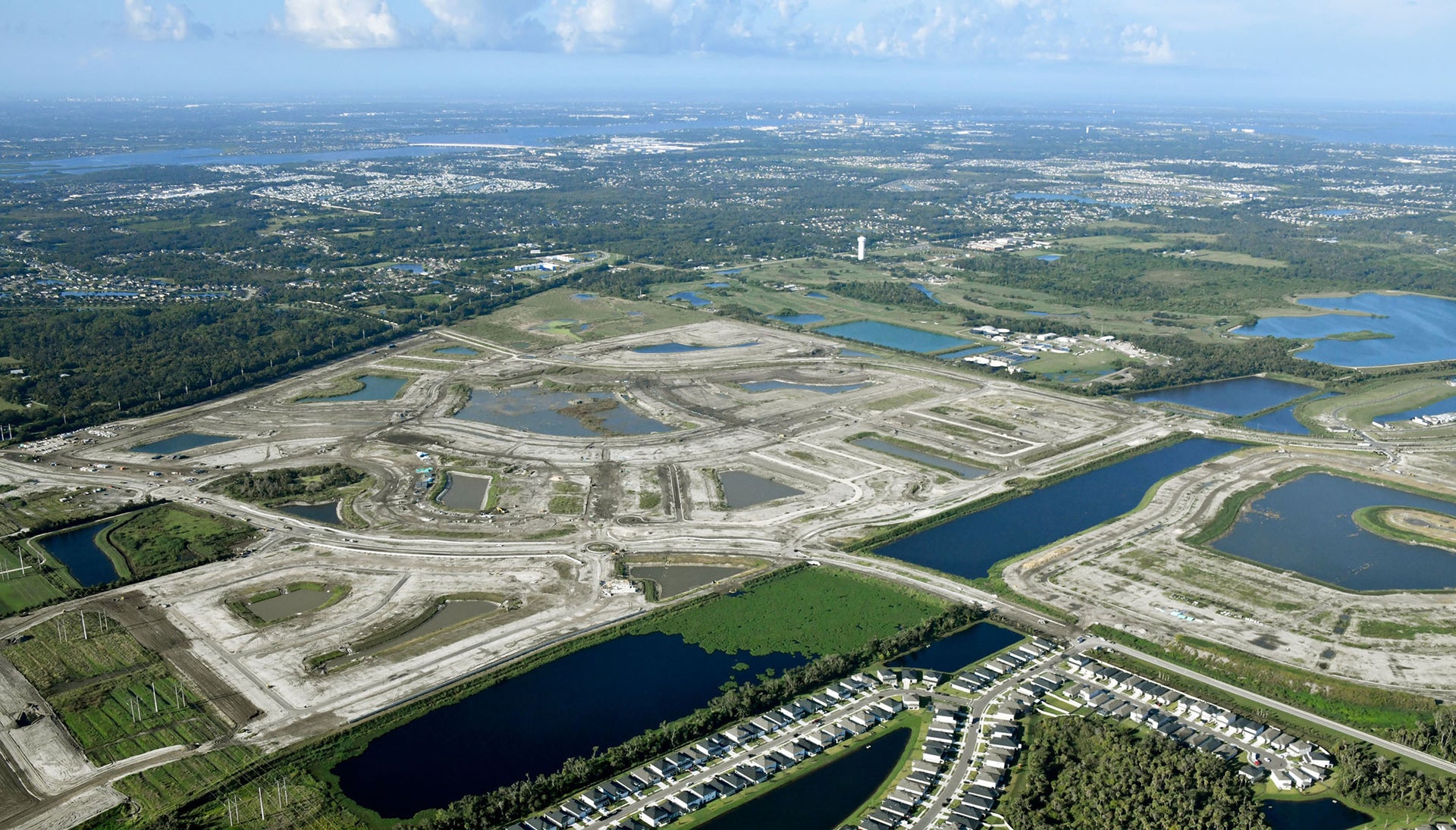The Sanctuary at Seaire — aerial rendering