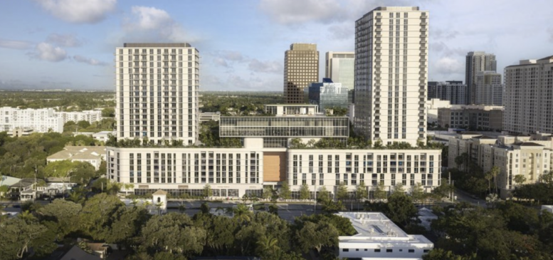 Rio Vista Residences — aerial rendering
