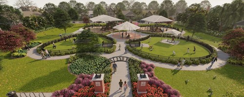 West End at Town Center — aerial rendering