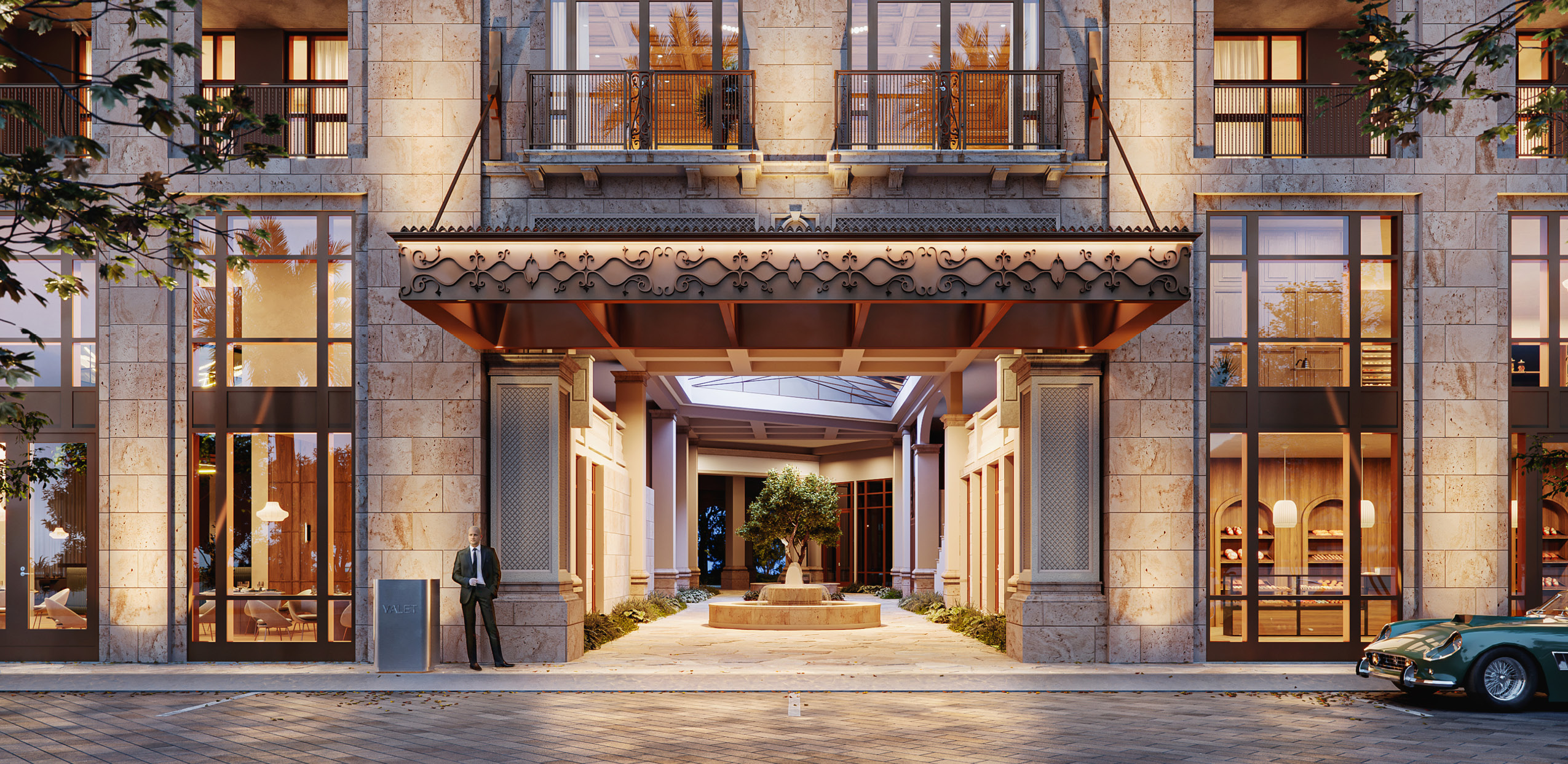 Ponce Park Coral Gables — exterior rendering