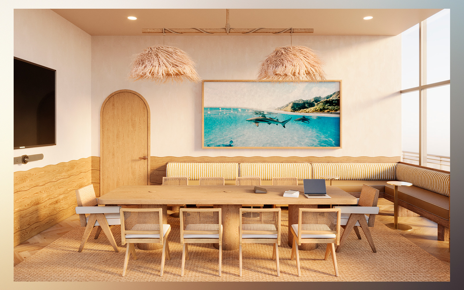 Flow House Miami — interior rendering