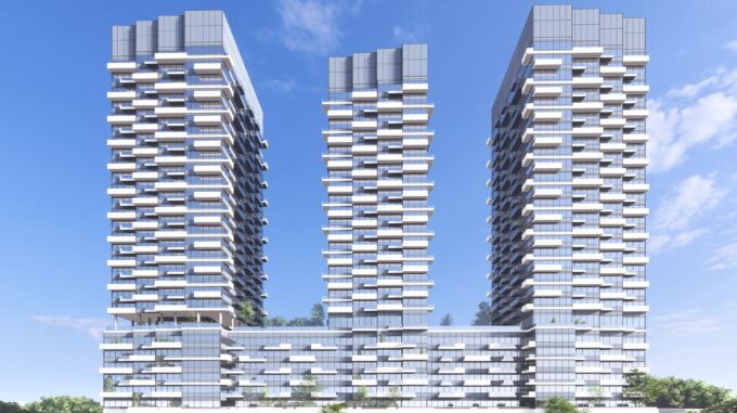 Yonge & Churchill — exterior rendering