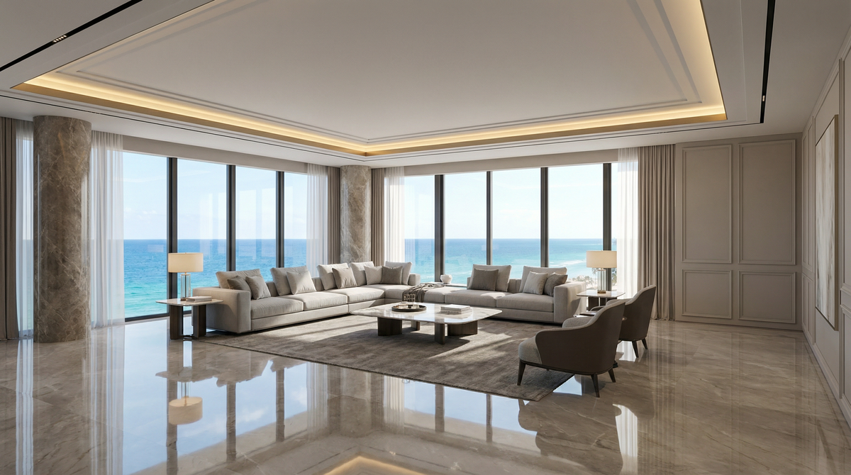 Eturna Beachside — interior rendering