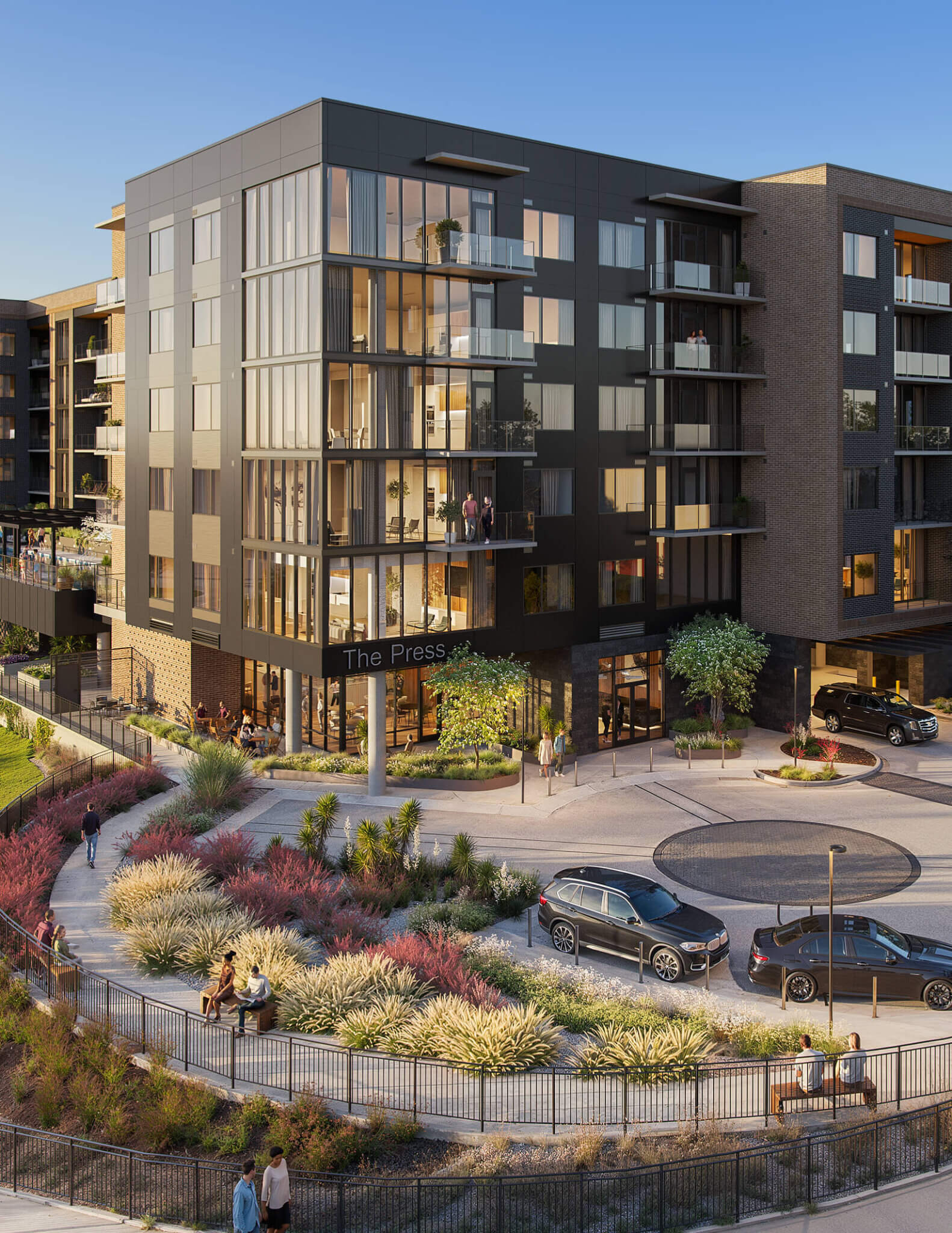 The Belvedere — aerial rendering