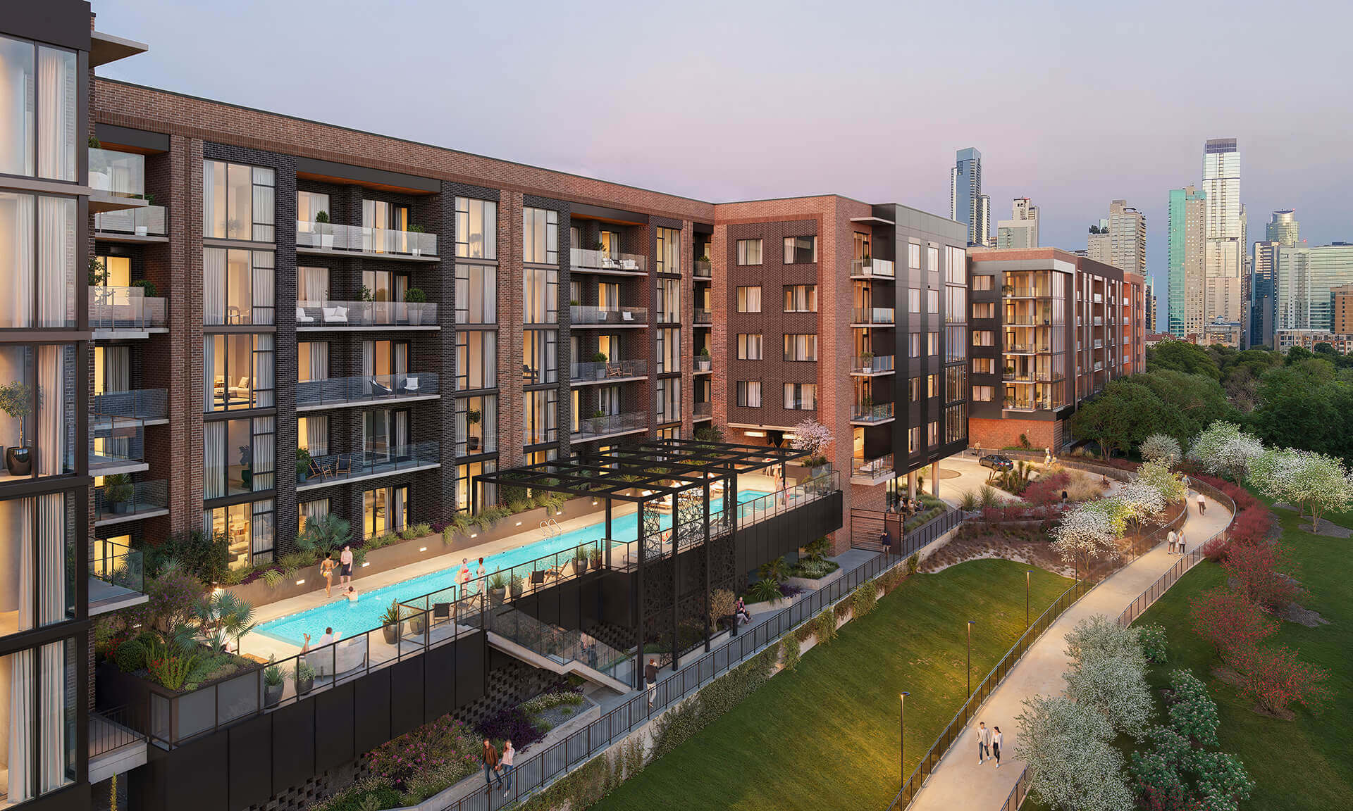 The Belvedere — exterior rendering