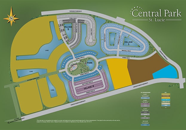 Central Park — site map