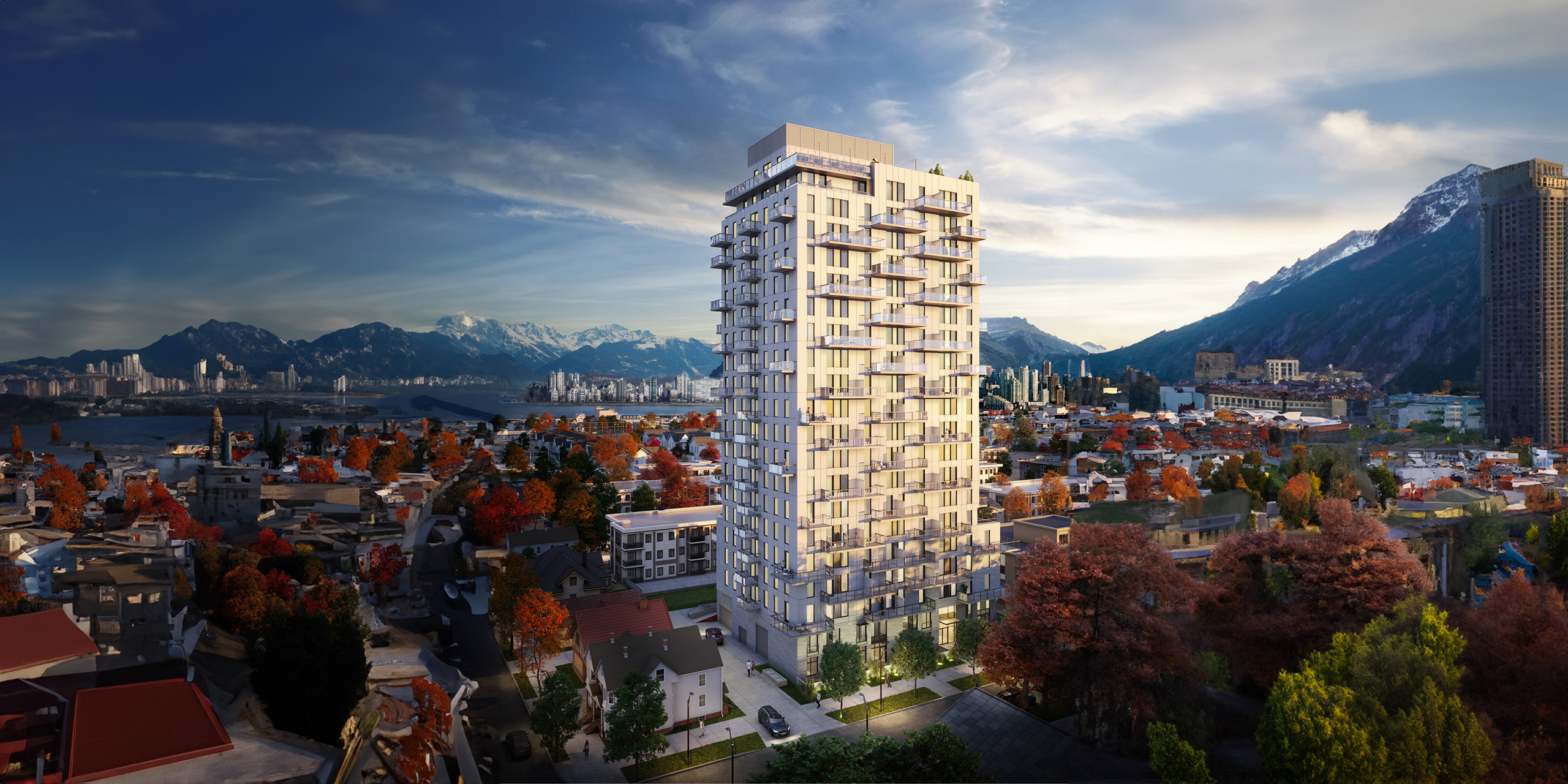 Kits West — exterior rendering