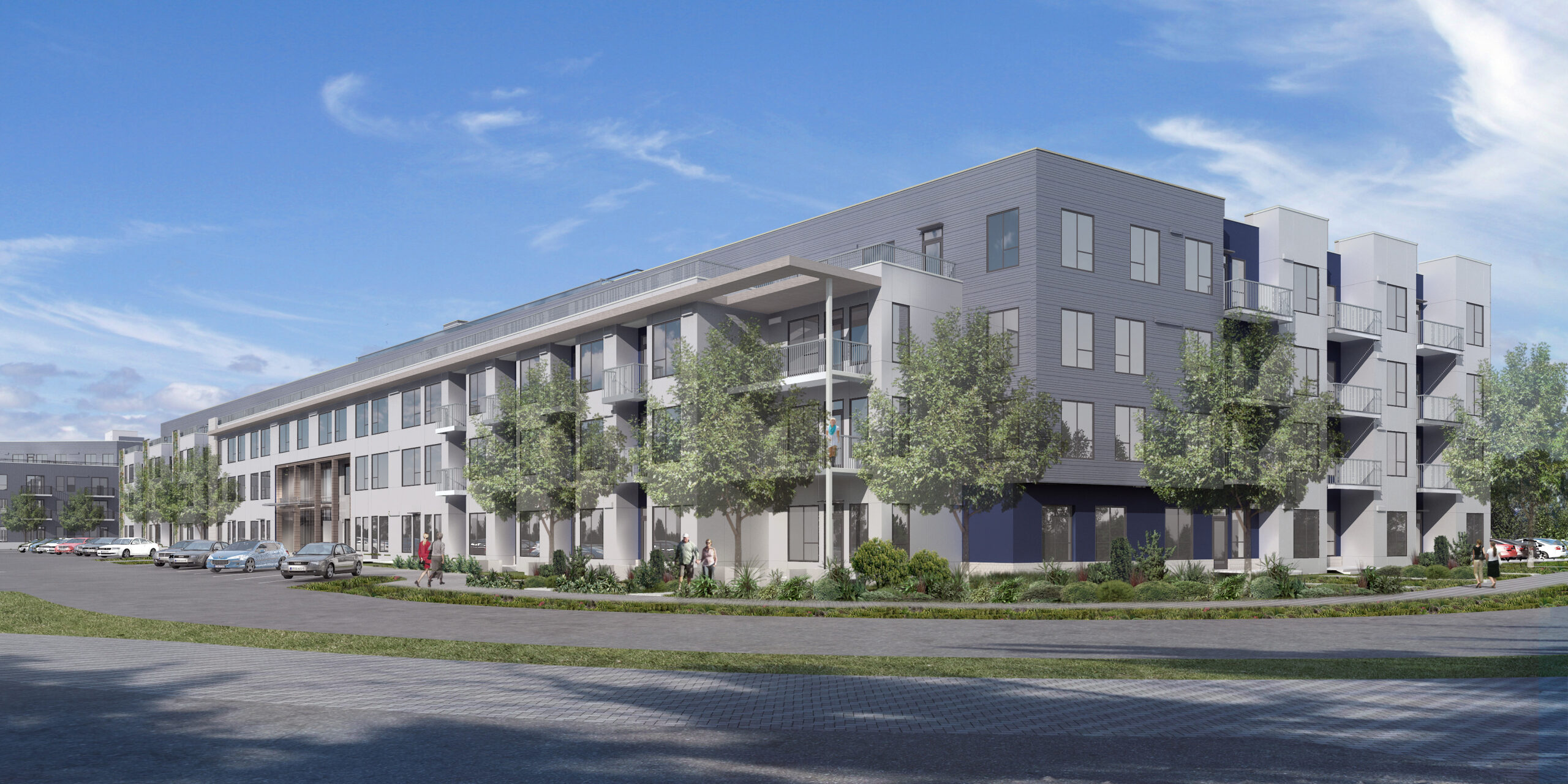 Kits West — exterior rendering