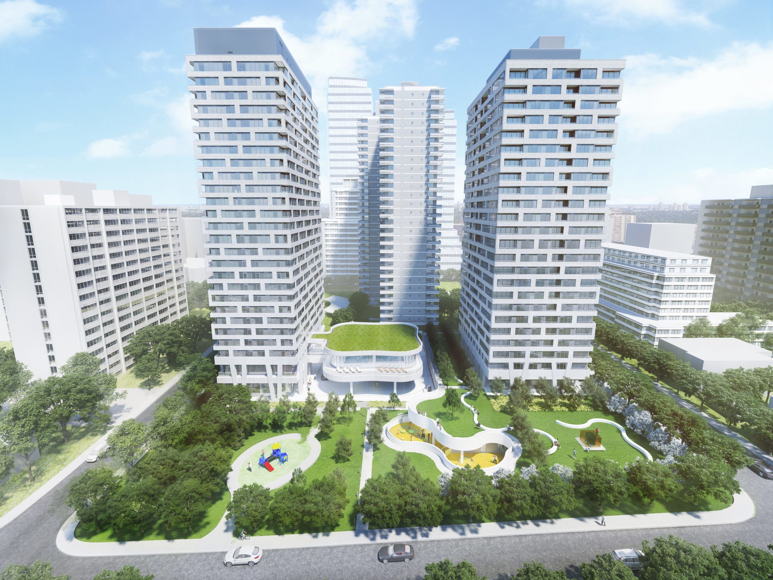 Lillian Park — aerial rendering