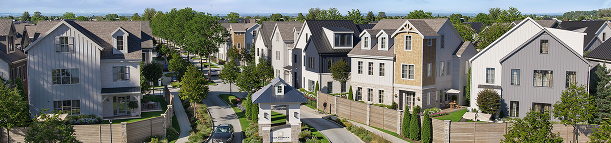 The Reserve at Katy Boardwalk — aerial rendering