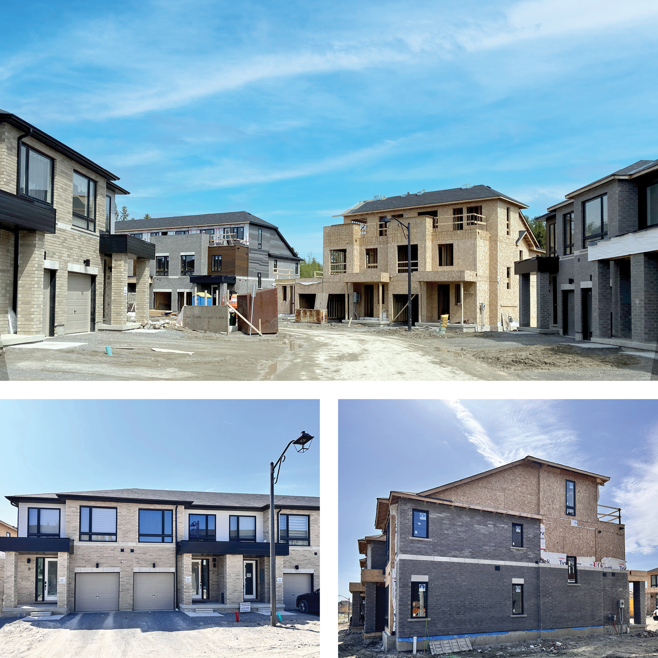 Towns at Folkstone Construction Progress — photo building
