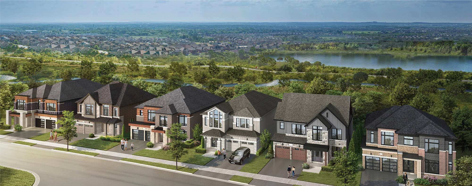 Brampton/Castle Mile — aerial rendering