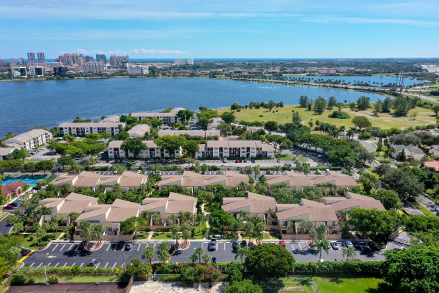 Lake Place Condos — aerial rendering