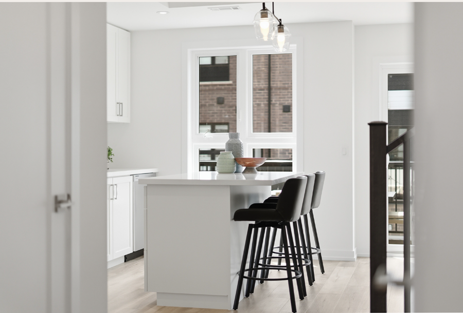 Echo Stacked Towns — interior rendering