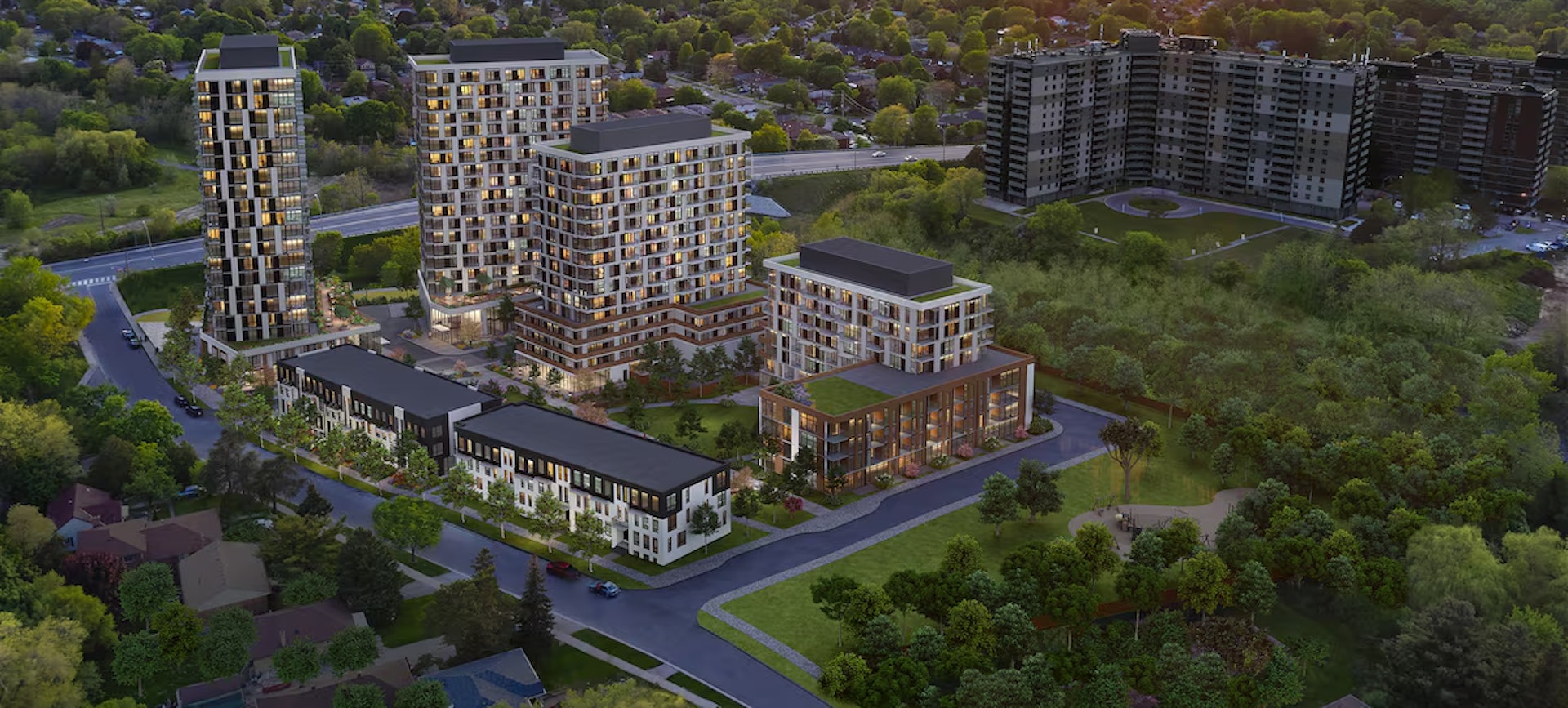The Cedars — aerial rendering