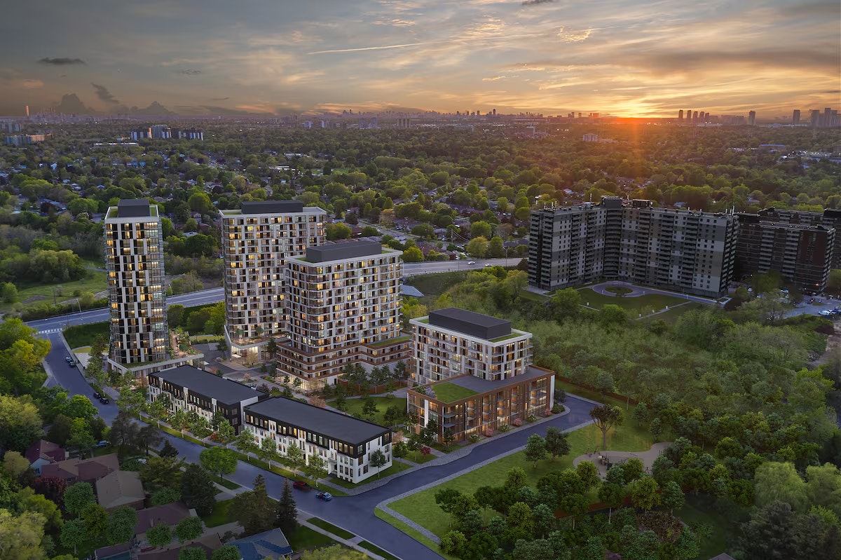 The Cedars — aerial rendering