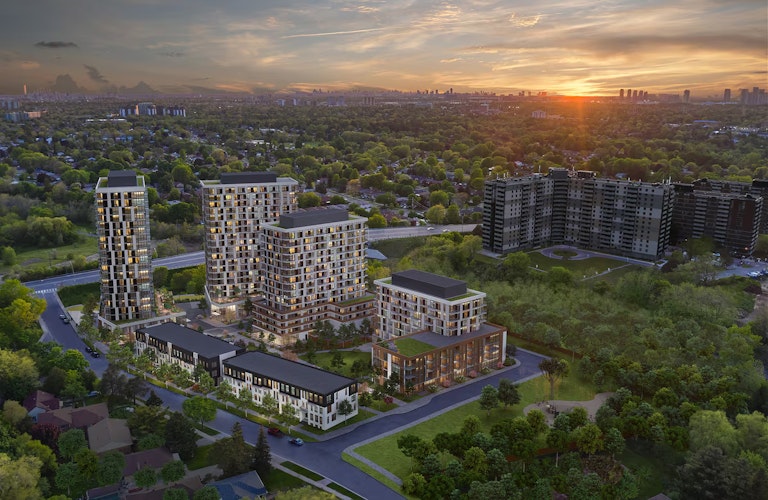 The Cedars — aerial rendering
