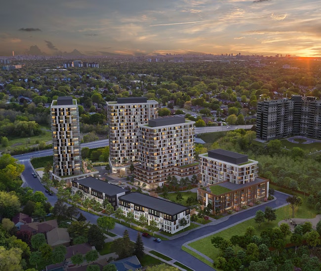 The Cedars — aerial rendering