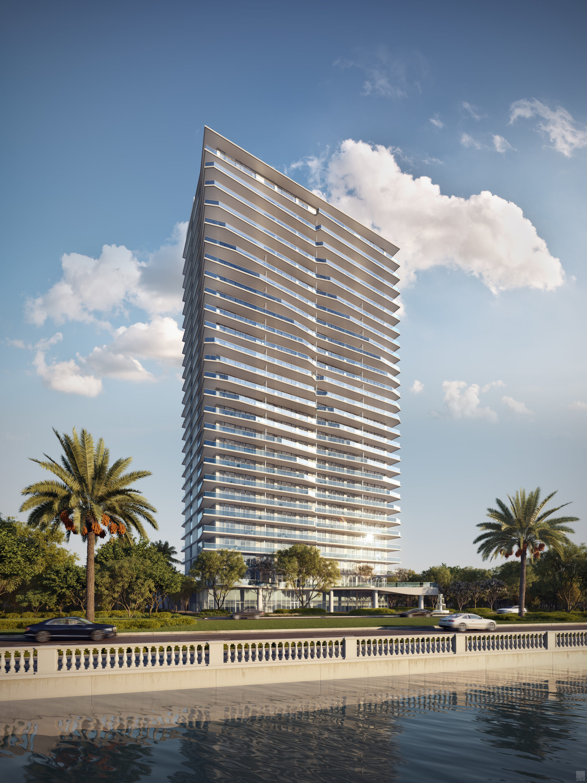 The Ritz-Carlton Residences Tampa — exterior rendering