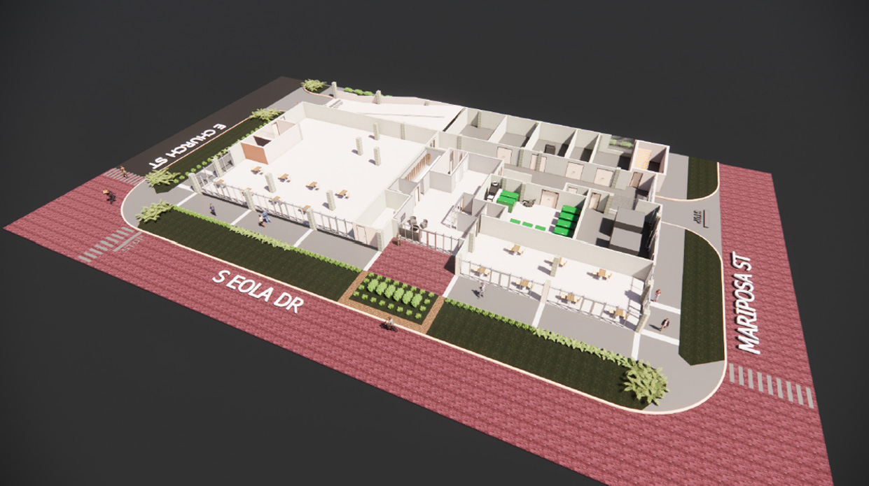 Vive on Eola — site map