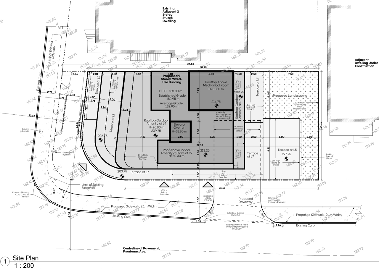 2989 Bathurst Street Condos — site map