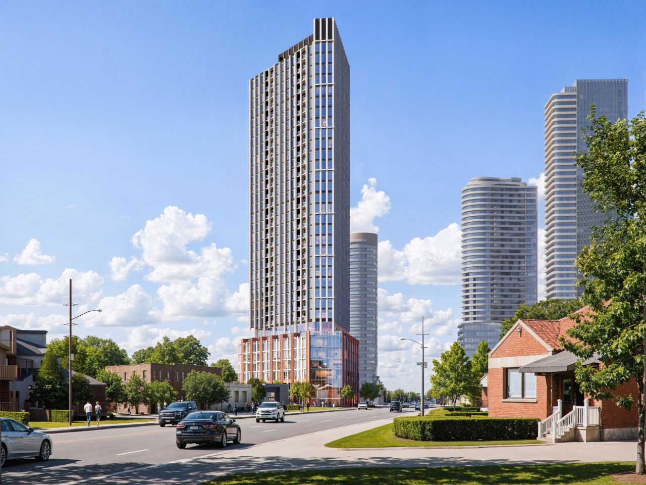 614 Danforth Road Condos — exterior rendering