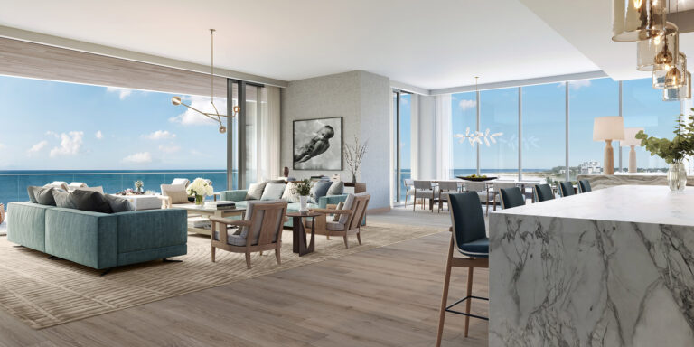Rosewood Residences Lido Key — interior rendering