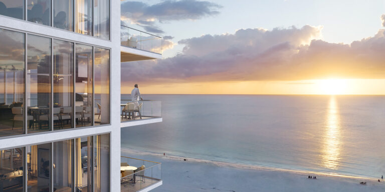 Rosewood Residences Lido Key — exterior rendering