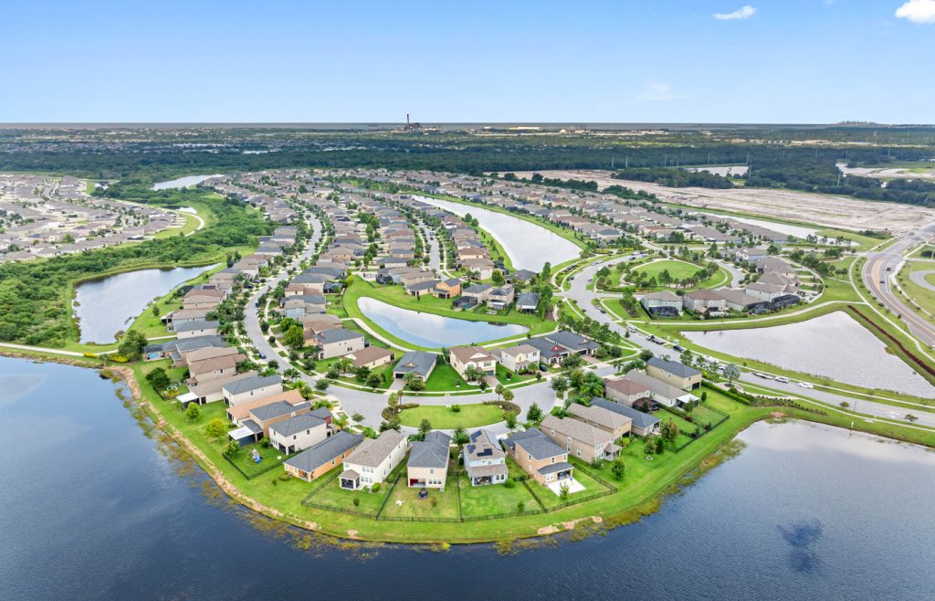 Belmont — aerial rendering