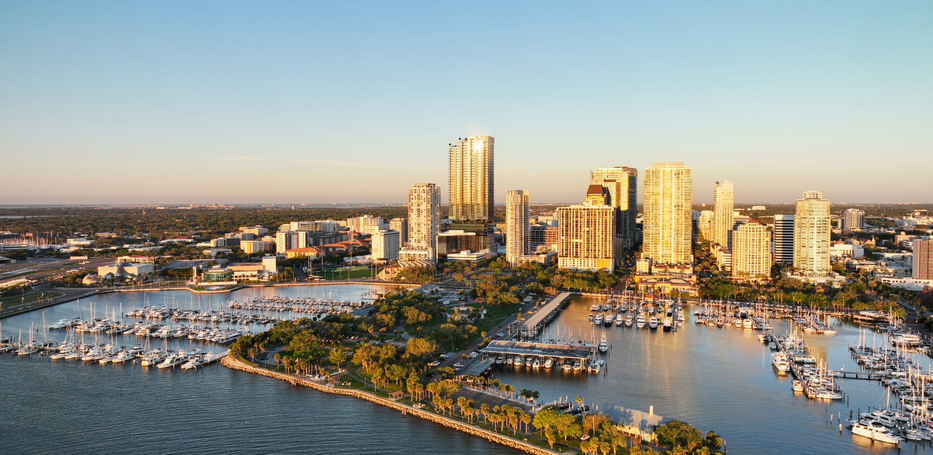Waldorf Astoria Residences St. Petersburg — aerial rendering