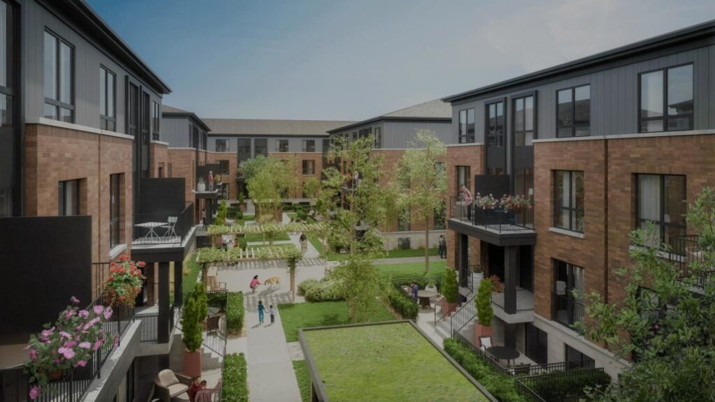 STAX on Main — exterior rendering