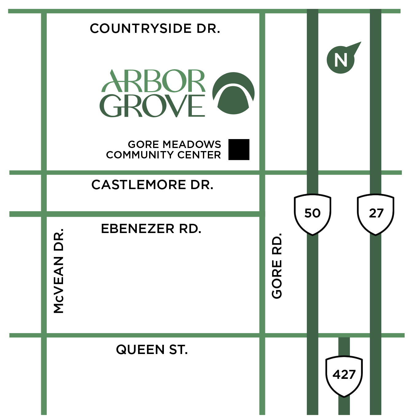 Brampton – Arbor Grove — site map