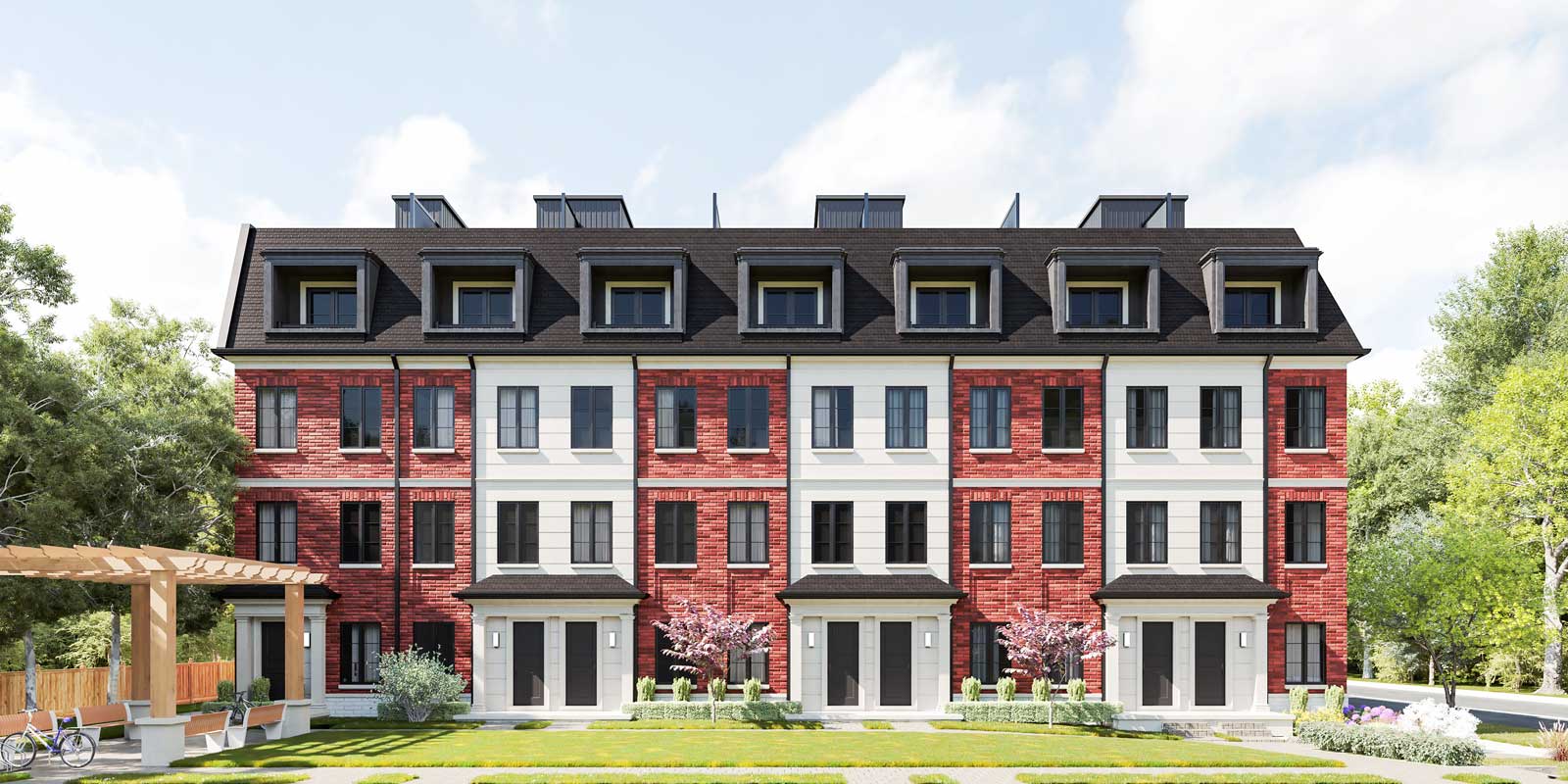 Kerr Village Towns — exterior rendering