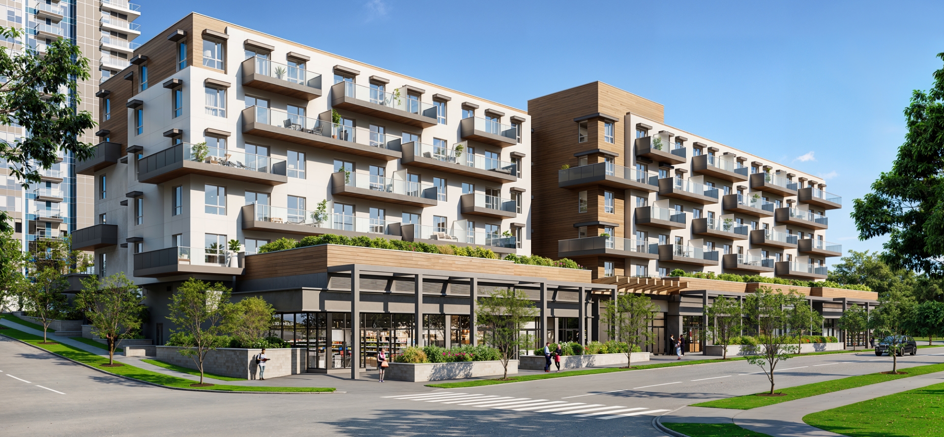 North Village — exterior rendering