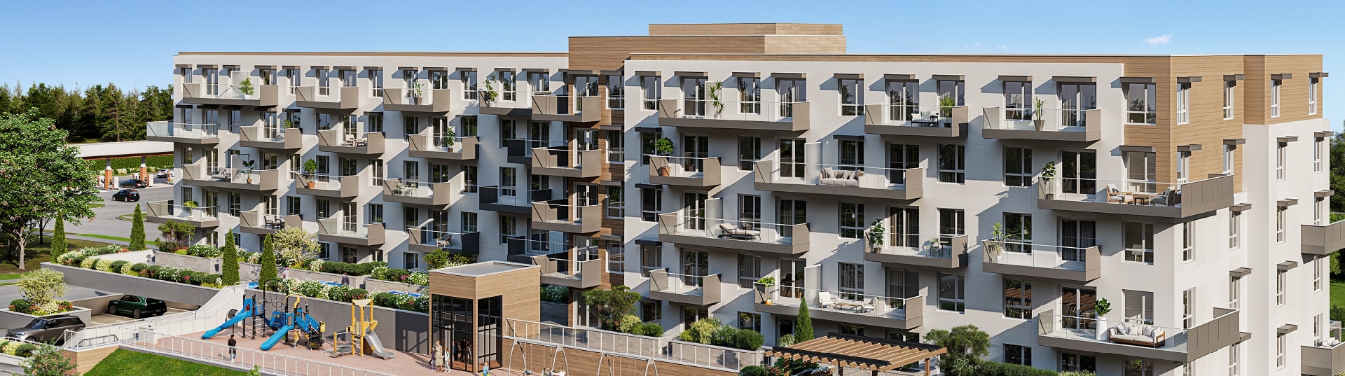 North Village — exterior rendering