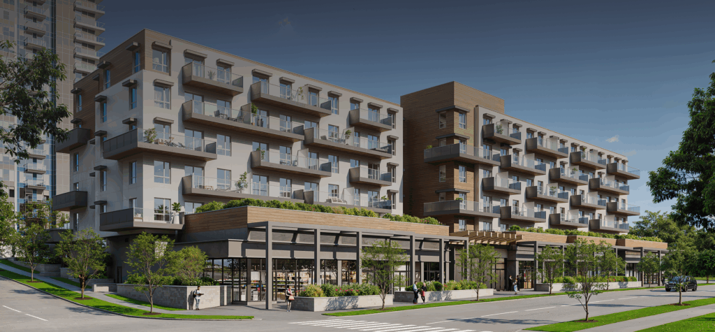 North Village — exterior rendering