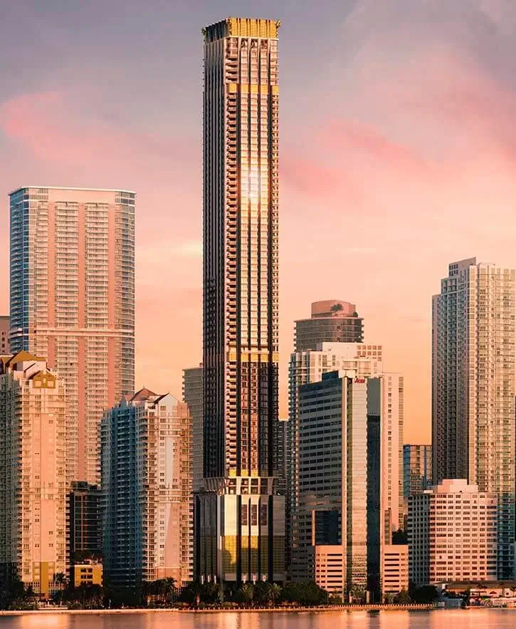 888 Brickell D&G Residences — exterior rendering